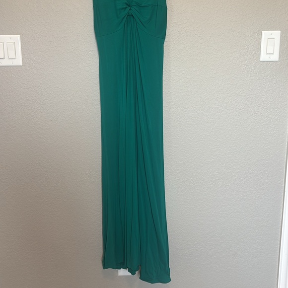 Seraphine Emerald Green Knot Waist Tie Back Maternity Dress size 12 - Picture 5 of 9